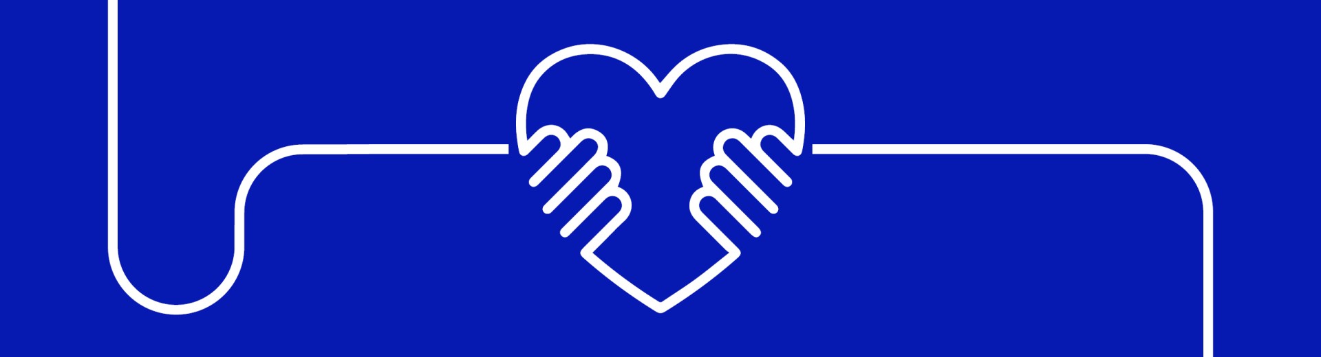 A hand holding a heart